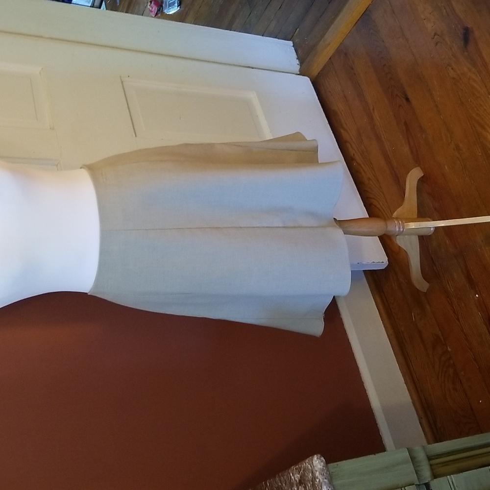 UPDATED: New York & Company, Beige skirt, Size 12.